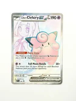 Lillie's Clefairy ex 195 Sv: Scarlet & Violet Promo Cards Holo - Image 1