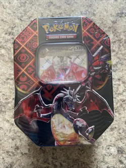 Pokemon TCG Paldean Fates Charizard Ex Tin New Factory Sealed - Image 1