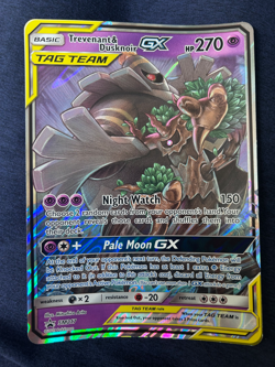 Trevenant & Dusknoir Tag Team GX SM217 JUMBO OVERSIZED Holo Pokemon Card - Image 1