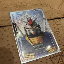 GUNDAM TCG CARD GAME RESOURCE GUNDAM RX-78-2 R-002 C+ HOLO FOIL ENGLISH NEWTYPE - Image 3