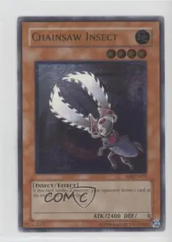 UL - Chainsaw Insect Unlimited YuGiOh Shadow of Infinity #SOI-EN021 2006 0c6 - Image 1