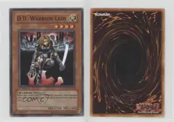DD Warrior Lady 1st Ed. YuGiOh The Dark Emperor Structure Deck #SDDE-EN010 0c6 - Image 3