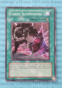 PTDN-EN057 Chain Summoning Yu-Gi-Oh Card Unl - Image 1