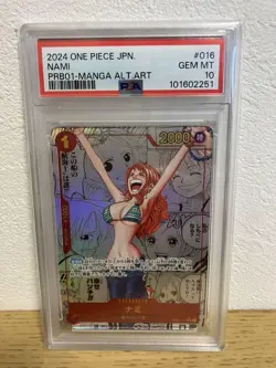 [PSA10] mc08 Psa10 One Piece Card Nami Komipara - Image 1