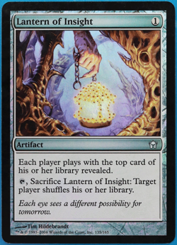 Lantern of Insight FOIL Fifth Dawn HEAVILY PLD Uncommon CARD (498748) ABUGames - Image 1