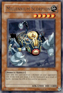 Millennium Scorpion - TLM-EN009 RARE YuGiOh TCG Card - Image 1