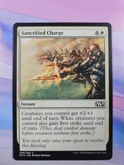 Magic the Gathering MTG 2015 Core Set | Sanctified Charge 030/269 - Image 1