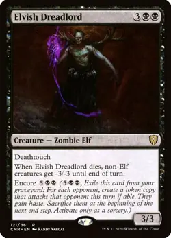 X 1 Elvish Dreadlord NM Commander Legends 121 MTG Magic The Gathering - Image 1