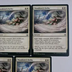 5x Wanderer's Strike 038/264 MTG War Of The Spark Mint/NM Magic Regular Common - Image 4