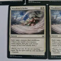 5x Wanderer's Strike 038/264 MTG War Of The Spark Mint/NM Magic Regular Common - Image 5