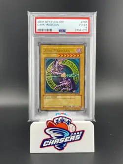 PSA 4 - Dark Magician SDY-006 Unlimited Edition Ultra Rare YuGiOh 2002 Yugi Deck - Image 1