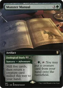 MTG Foil - Monster Manual (Extended Art) - 591 / NM / English - Image 1