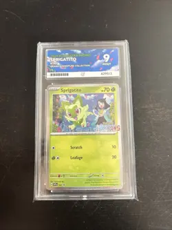 2024 Pokemon Sprigatito SVP 191 - Scarlet & Violet Black Star Promo ACE 9 - Image 1