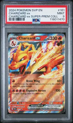 Charizard Ex #161 2024 Pokemon Svp En-Sv Black Star Promo PSA 9 Charizard Ex A - Image 1