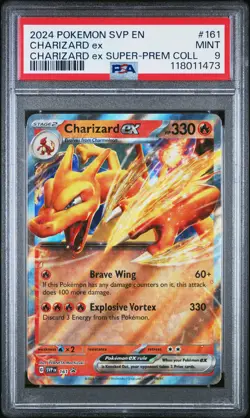 Charizard Ex #161 2024 Pokemon Svp En-Sv Black Star Promo PSA 9 Charizard Ex D - Image 1
