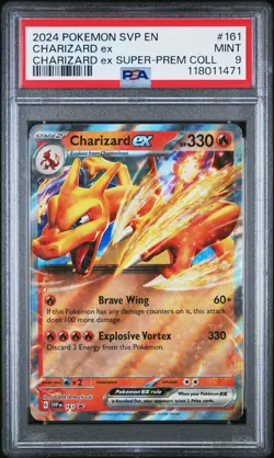 Charizard Ex #161 2024 Pokemon Svp En-Sv Black Star Promo PSA 9 Charizard Ex B - Image 1
