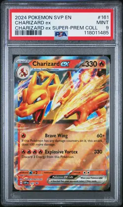 Charizard Ex #161 2024 Pokemon Svp En-Sv Black Star Promo PSA 9 Charizard Ex L - Image 1