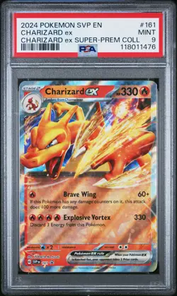 Charizard Ex #161 2024 Pokemon Svp En-Sv Black Star Promo PSA 9 Charizard Ex E - Image 1