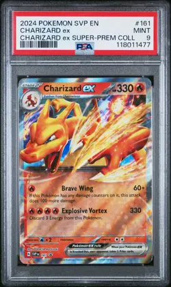 Charizard Ex #161 2024 Pokemon Svp En-Sv Black Star Promo PSA 9 Charizard Ex F - Image 1