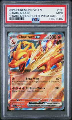 Charizard Ex #161 2024 Pokemon Svp En-Sv Black Star Promo PSA 9 Charizard Ex I - Image 1
