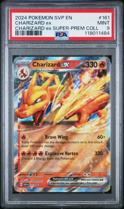 Charizard Ex #161 2024 Pokemon Svp En-Sv Black Star Promo PSA 9 Charizard Ex K - Image 1