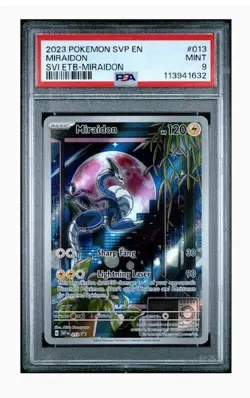 2023 POKEMON SVP EN-SV SCARLET & VIOLET BLACK STAR PROMO #013 MIRAIDON PSA 9 - Image 1