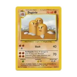 Pokemon Company International Pokemon Base Set Dugtrio R #19 2018 EX - Image 1