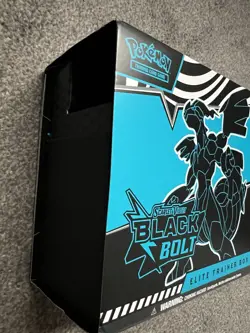 Pokemon TCG Scarlet And Violet Black Bolt Elite Trainer Box - Opened - Image 4