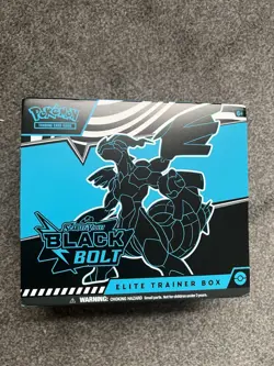Pokemon TCG Scarlet And Violet Black Bolt Elite Trainer Box - Opened - Image 1