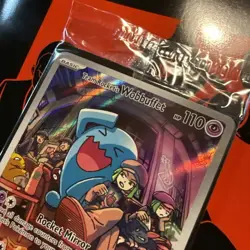 Pokemon TCG: Destined Rivals - Team Rockets Wobbuffet - SVP Black Star Promo 203 - Image 2