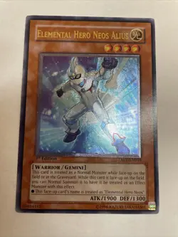 Yugioh TAEV-EN018 Elemental Hero Neos Alius Ultimate 1st ED Euro - Image 1