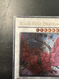 Yugioh Double Pink Black Rose Dragon CSOC-EN039 Ultimate Rare 1st Edition LP - Image 2