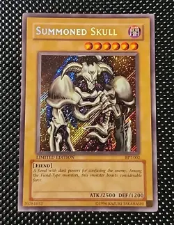Yugioh Summoned Skull (LP) BPT-002 Secret Rare Limited Edition - FREE SHIPPING - Image 1