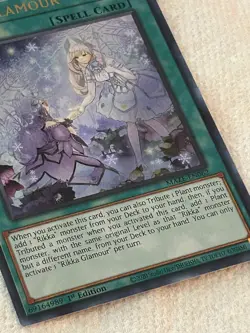 Yugioh! Rikka Glamour MAZE ENO62 - Rare - 1st Edition Near Mint SET OF 2 Lot - Image 3