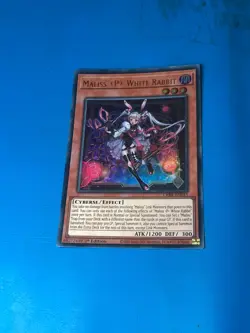 YUGIOH Ultra Rare Maliss P White Rabbit CRBR-EN015 1st Edition - Image 1