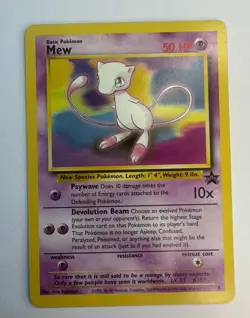 Mew 2000 Pokemon Black Star Promo - Pokemon League #8 * Light Play - Image 1