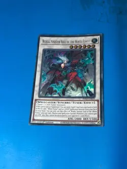 YUGIOH Ultra Rare Rciela, Sinister Soul Of The White Forest INFO-EN039 1st Ed - Image 1