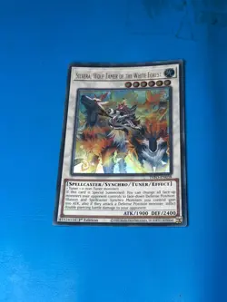 YUGIOH Ultra Rare Silvera, Wolf Tamer Of The White Forest INFO-EN038 1st Edition - Image 1