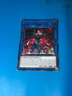 YUGIOH Ultra Rare Maliss Q Hearts Crypter CRBR-EN020 1st Edition - Image 1
