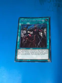 YUGIOH Secret Rare Triple Tactics Talent RA03-EN072 1st Edition - Image 1