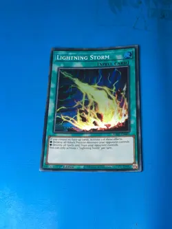 YUGIOH Super Rare Lightning Storm RA01-EN061 1st Edition - Image 1