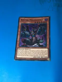 YUGIOH Super Rare Bystial Magnamhut DABL-EN006 1st Edition SEE PICS - Image 1