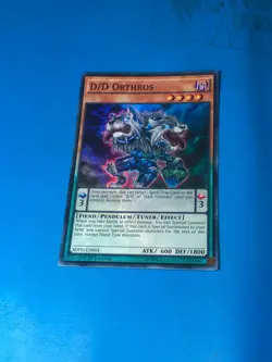 YUGIOH Super Rare D/D Orthros SDPD-EN004 1st Edition - Image 1