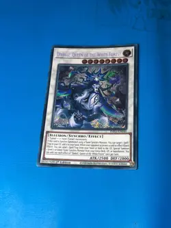 YUGIOH Secret Rare Diabell, Queen Of The White Forest INFO-EN040 1st Edition - Image 1