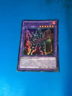 YUGIOH Super Rare D/D/D Flame King Genghis CT13-EN005 - Image 1