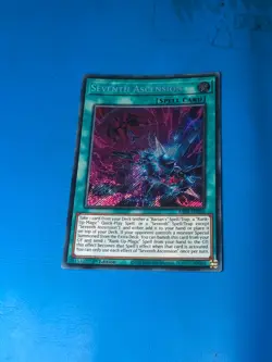 YUGIOH Secret Rare Seventh Ascension RA04-EN098 1st Edition - Image 1