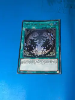 YUGIOH Ultra Rare Tales Of The White Forest INFO-EN058 1st Edition - Image 1