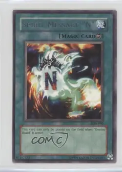 Spirit Message N Unlimited YuGiOh Labyrinth of ightmare #LON-090 2003 08w3 - Image 1