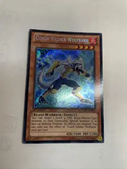 Yugioh Coach Soldier Wolfbark JOTL-EN093 1st Ed Secret Rare NM Euro - Image 1