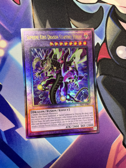 ULTIMATE RARE Supreme King Dragon Starving Venom CR02-AE007 YUGIOH NM AsianEng - Image 1